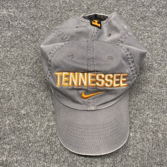 Tennessee Volunteers Nike Hat Gray Adjustable Cap Heritage 86 Swoosh Dad - Picture 4 of 7